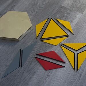 Montessori constructive triangles Geometry material